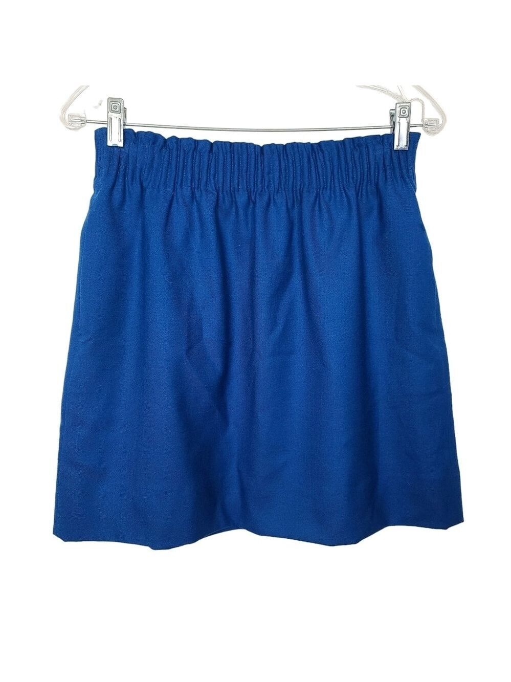 J. Crew Factory Blue Wool Blend Skirt 4